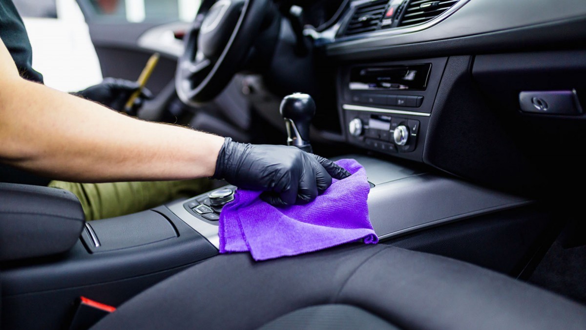 limpieza del interior del coche